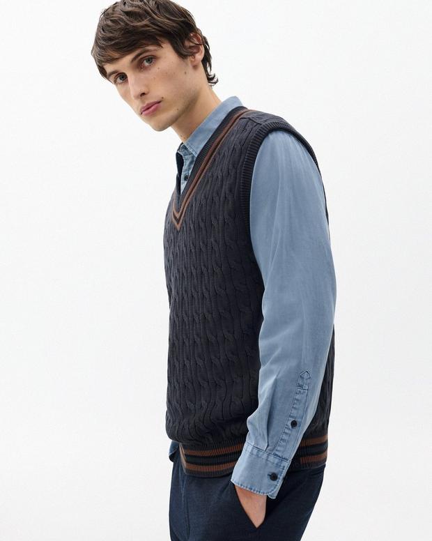 Rag & Bone Tristan Cricket Sweater Vest
