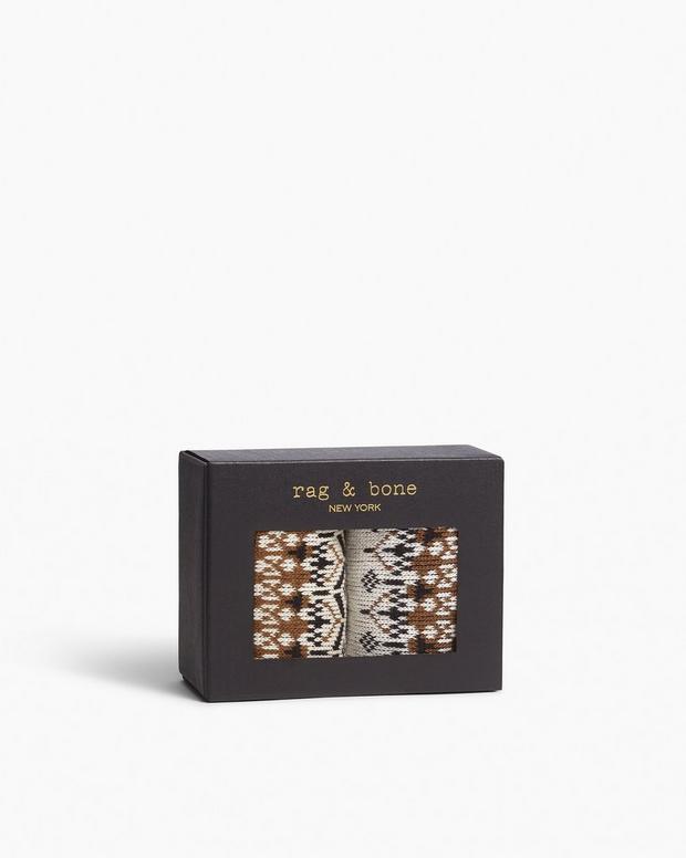 Rag & Bone Two-Pack Fair Isle Socks
