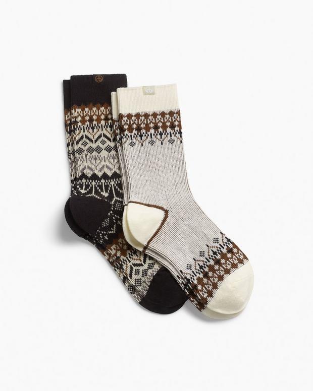 rag & bone Two-Pack Fair Isle Socks