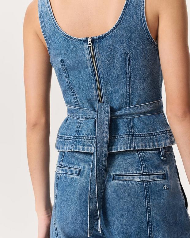 Rag & Bone Ultra Featherweight Estelle Denim Top