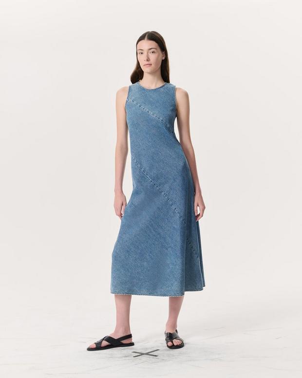 rag & bone Ultra Featherweight Lisbon Denim Dress