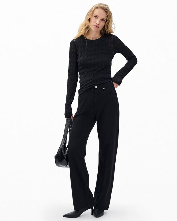 Rag & Bone Valencia Houndstooth Tee