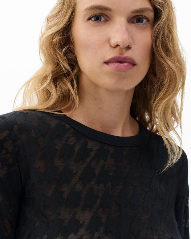 Rag & Bone Valencia Houndstooth Tee