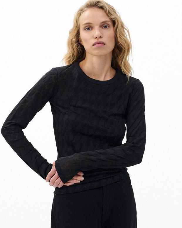 rag & bone Valencia Houndstooth Tee