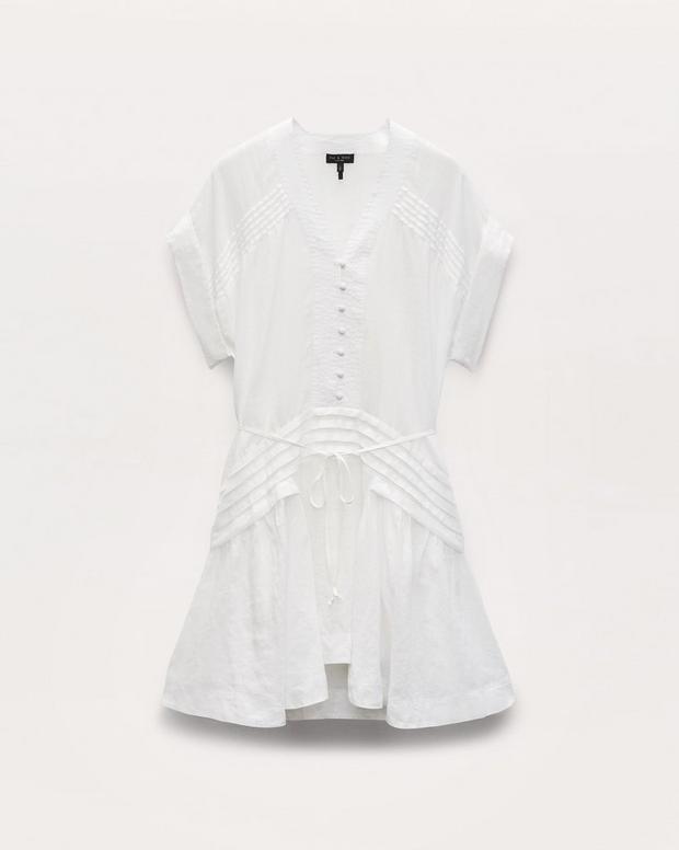 Rag & Bone Viviana Pintuck Dress