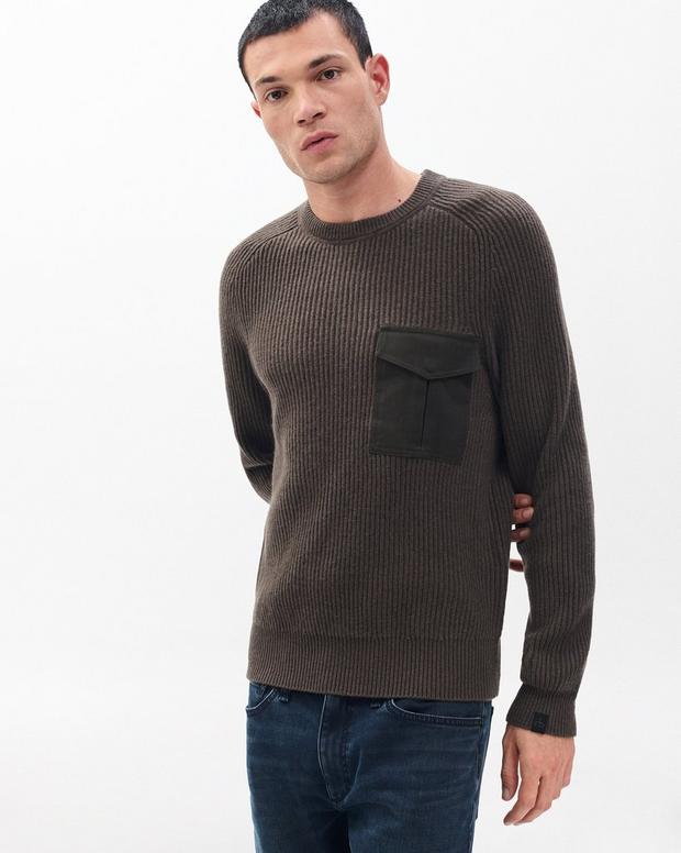 rag & bone Walker Mixed-Media Sweater