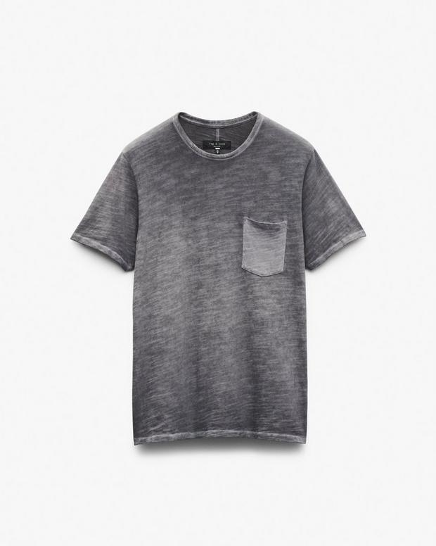 rag & bone Washed Classic Flame Tee