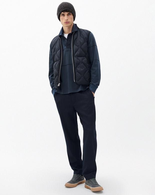 Rag & Bone Washed Cotton Rugby Shirt