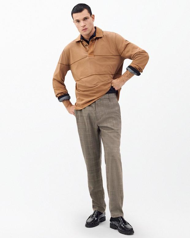 Rag & Bone Washed Cotton Rugby Shirt