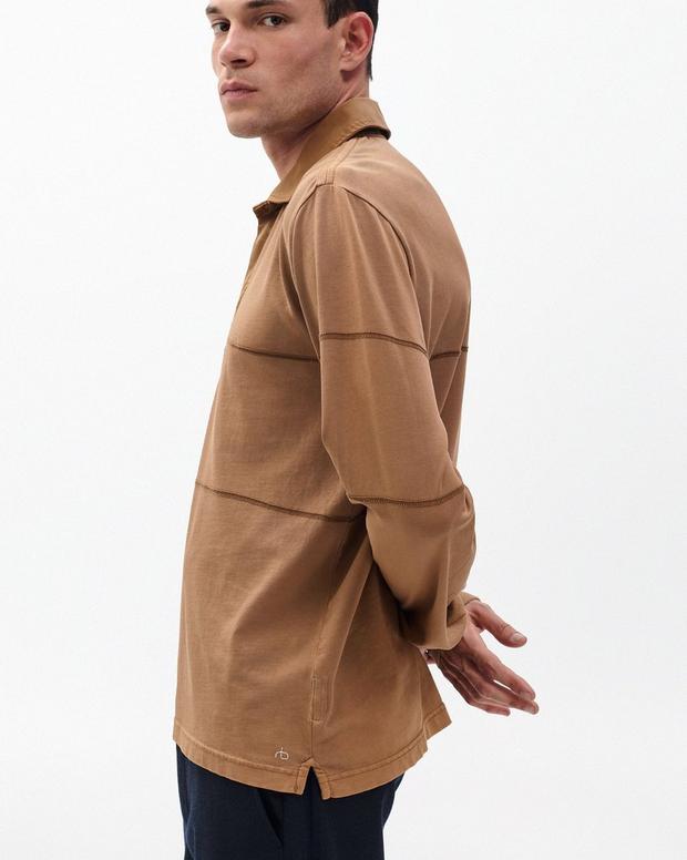 Rag & Bone Washed Cotton Rugby Shirt