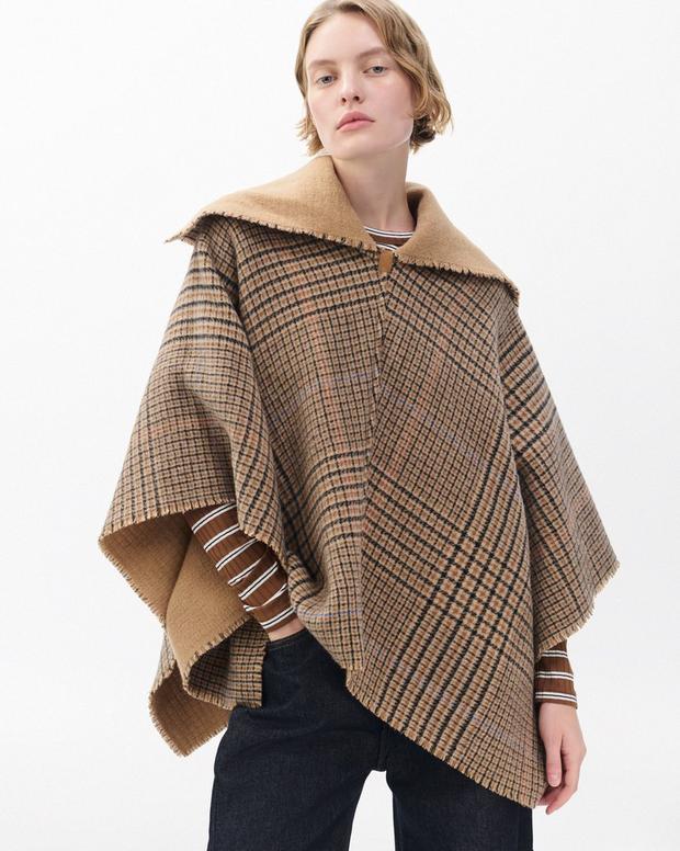 Rag & Bone Wendy Reversible Cowl Poncho