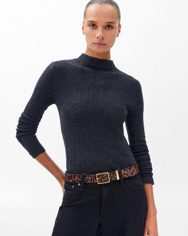 Rag & Bone X Boyfriend Leopard Belt