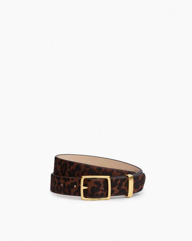 rag & bone X Boyfriend Leopard Belt