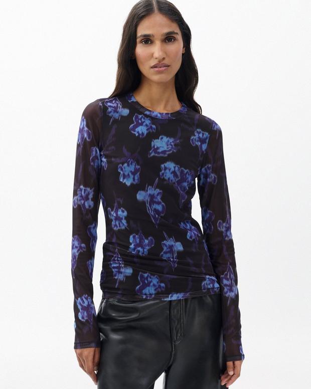 Rag & Bone Yana Stretch Mesh Tee