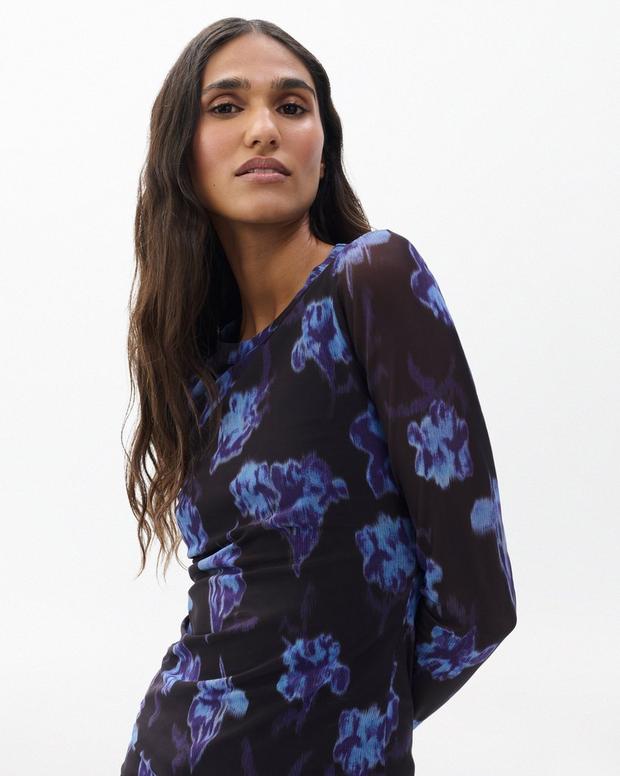 rag & bone Yana Stretch Mesh Tee