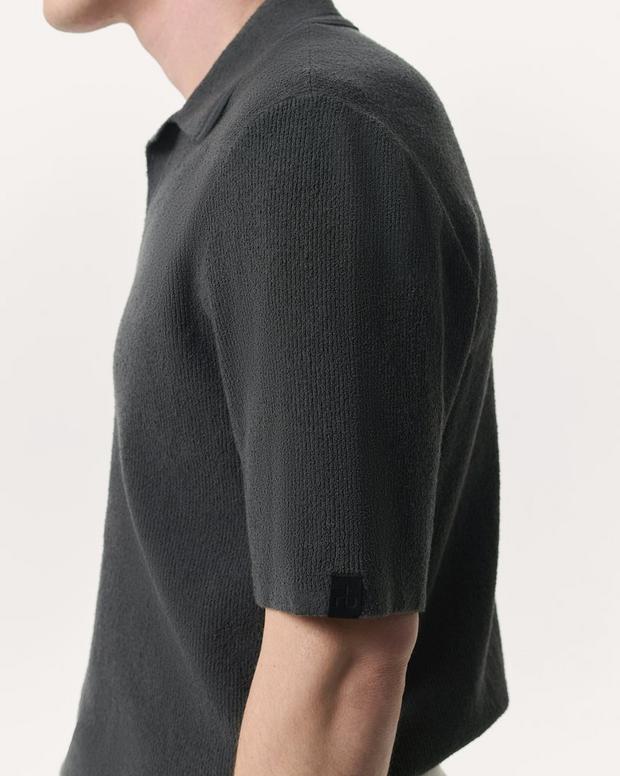 Rag & Bone Zuma Johnny Collar Knit Polo Shirt