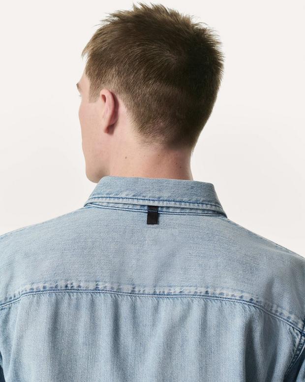 Rag & Bone Relaxed Fit Featherweight Denim CPO Overshirt