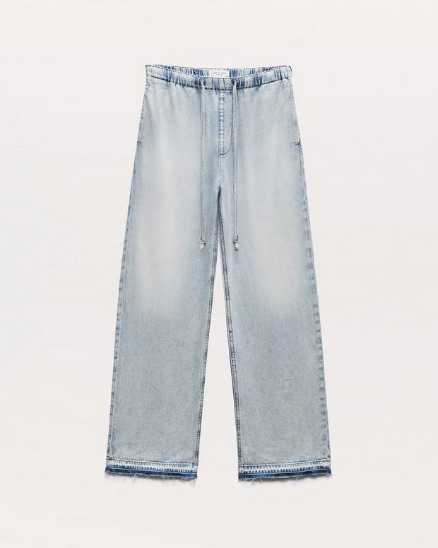 Rag & Bone Ultra Featherweight Logan Wide-Leg Beach Pants