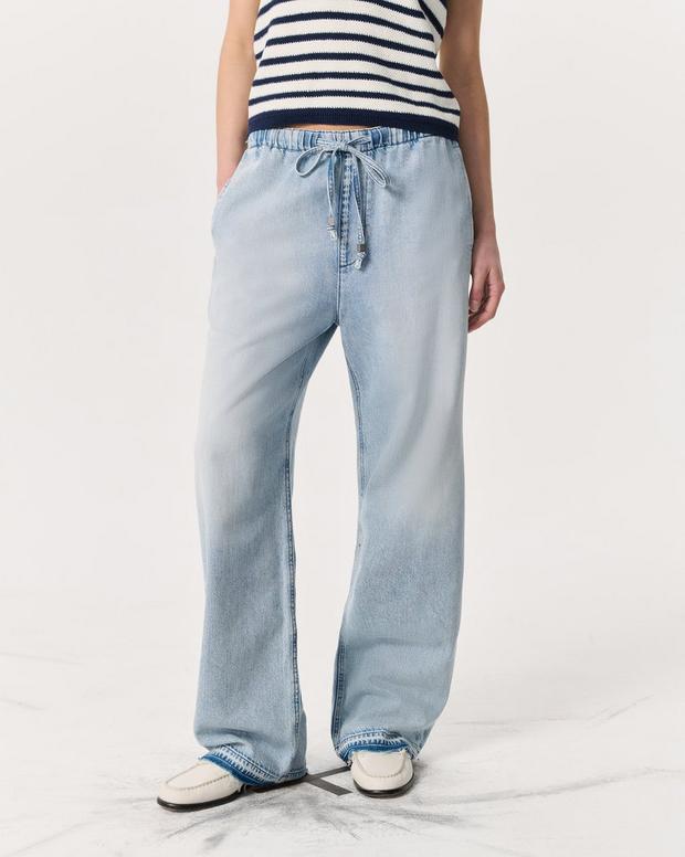 Rag & Bone Ultra Featherweight Logan Wide-Leg Beach Pants