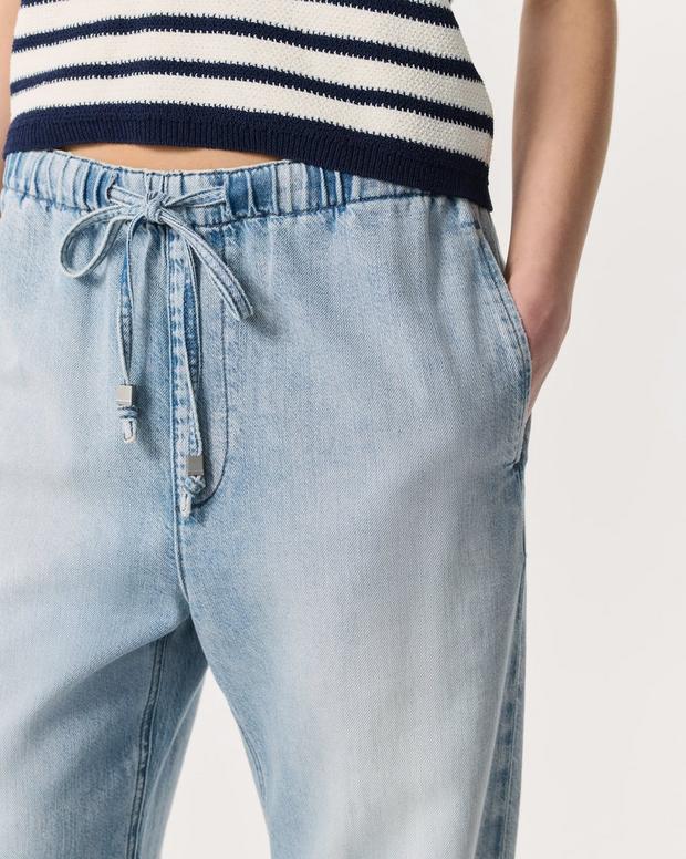 Rag & Bone Ultra Featherweight Logan Wide-Leg Beach Pants