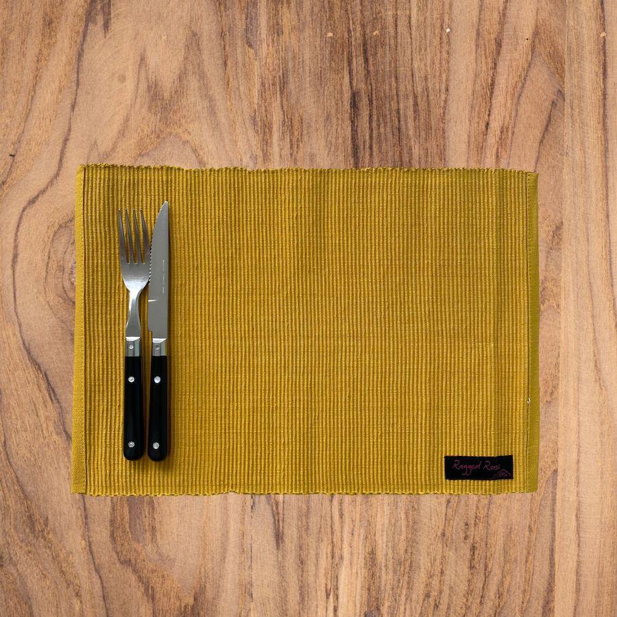 Ragged Rose Gold Placemats