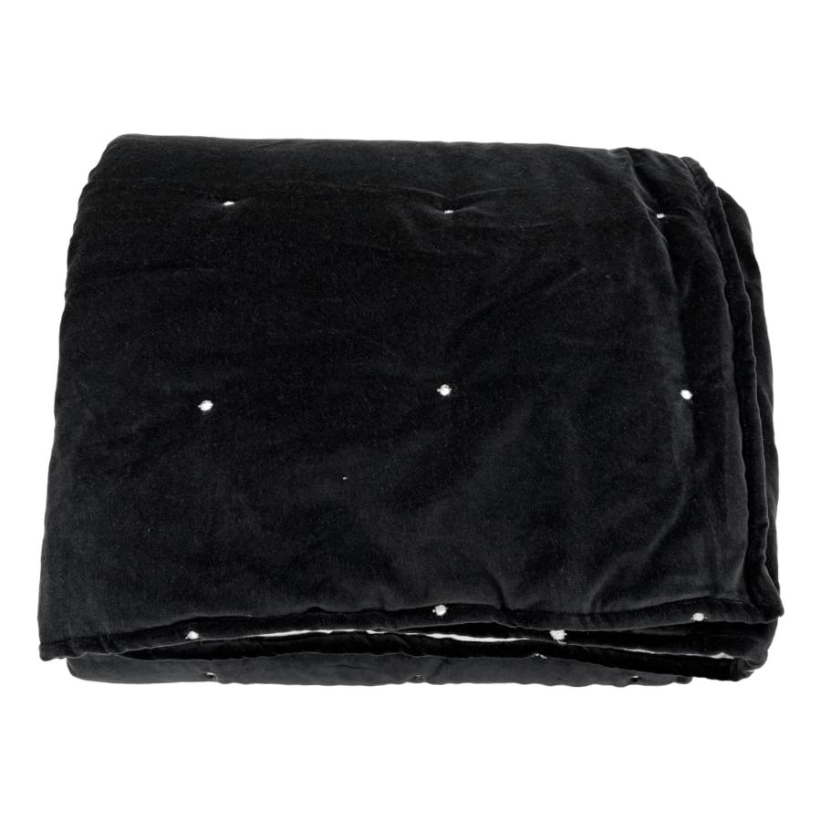 Ragged Rose Lauren Black Velvet Blanket