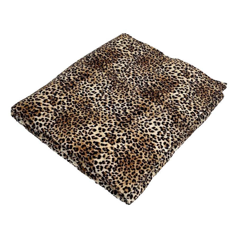 Ragged Rose Lauren Leopard Velvet Blanket