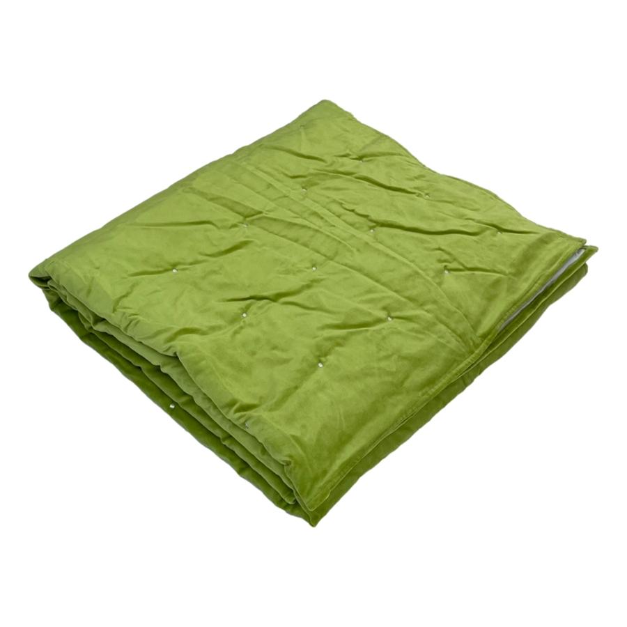 Ragged Rose Lauren Lime Green Velvet Blanket