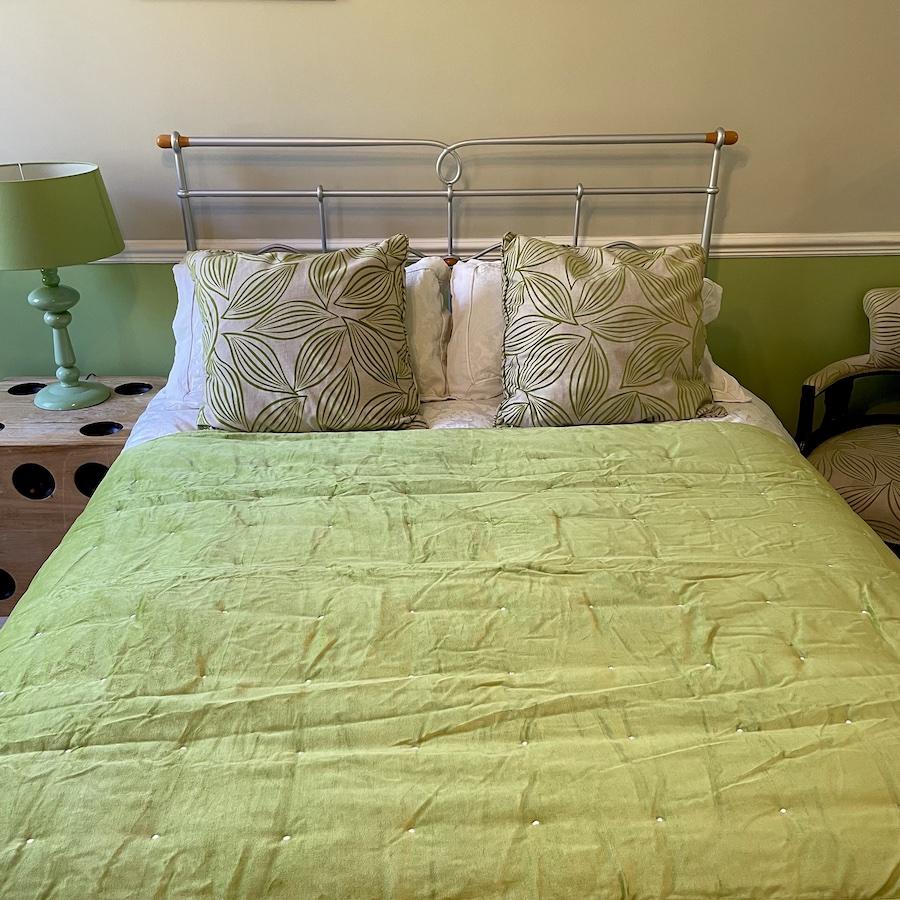 Ragged Rose Lauren Lime Green Velvet Blanket