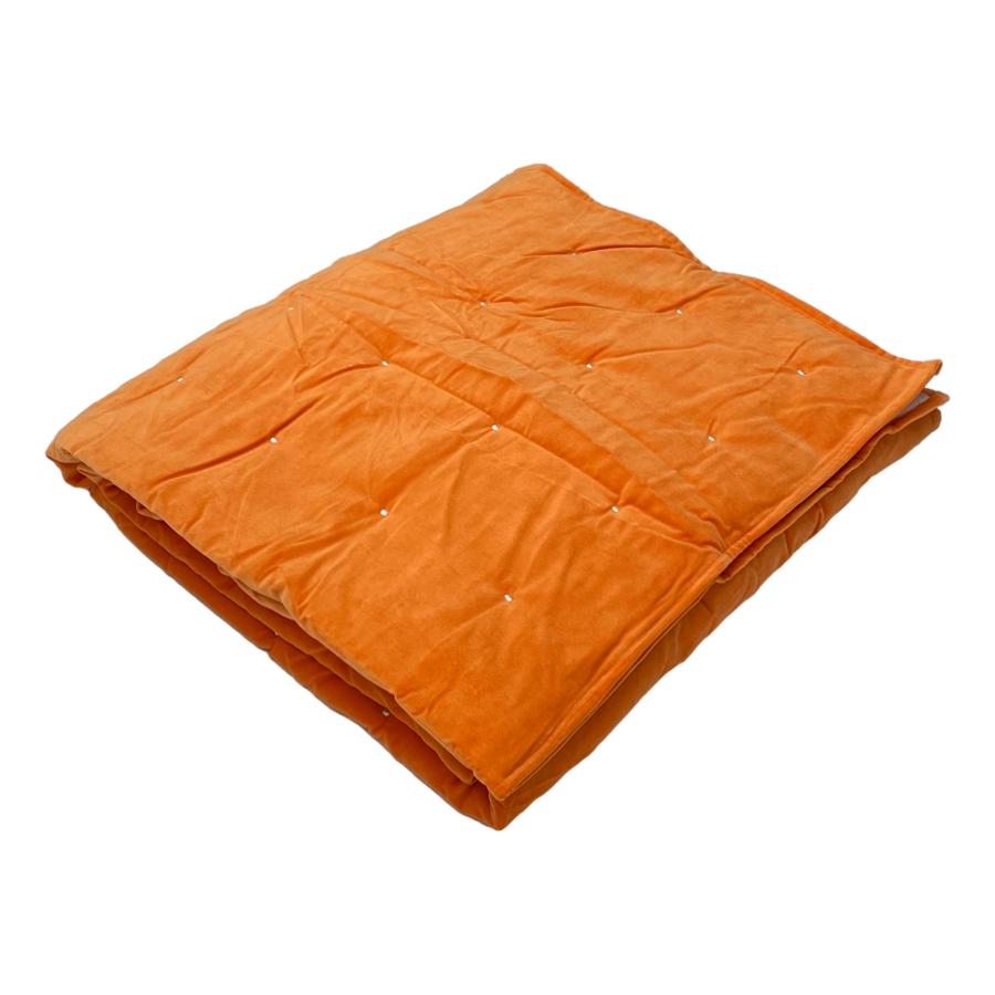 Ragged Rose Lauren Orange Velvet Blanket