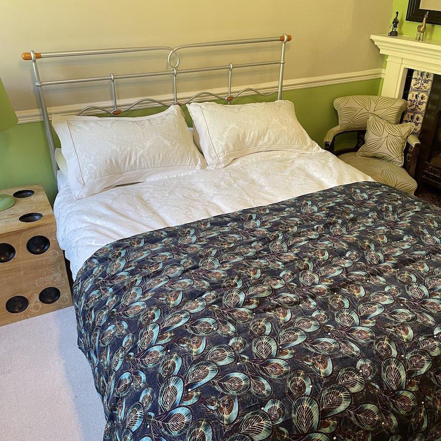 Ragged Rose Lauren Peacock Velvet Blanket