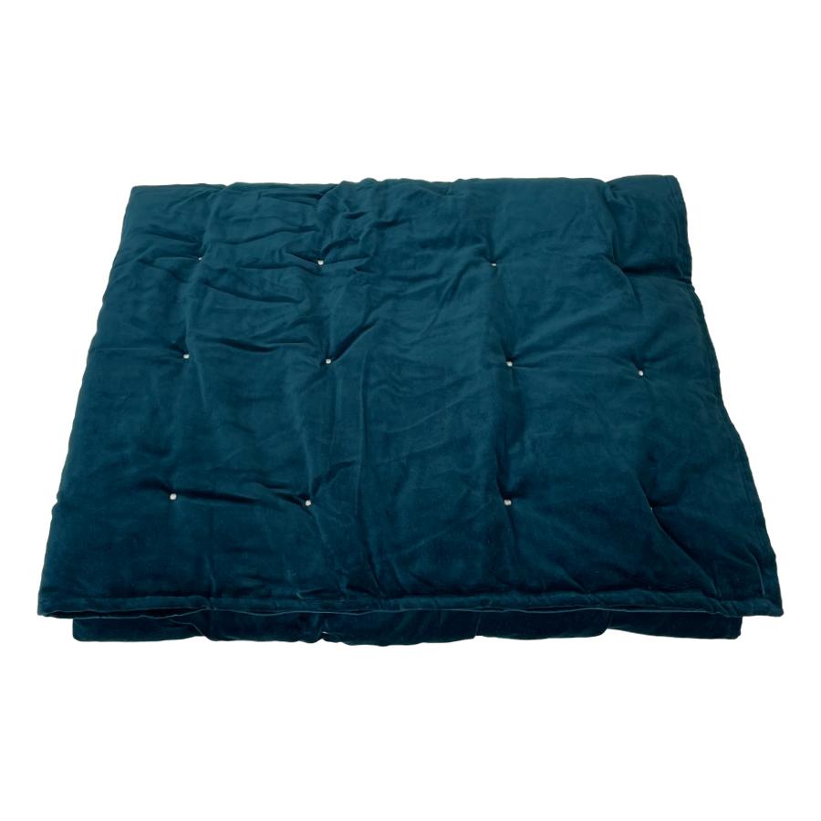 Ragged Rose Lauren Petrol Velvet Blanket