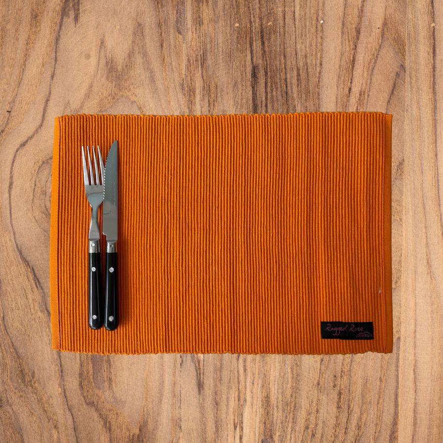 Ragged Rose Orange Placemats