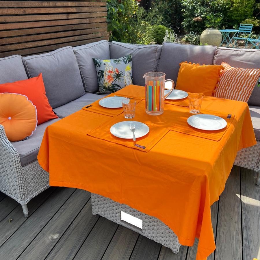Ragged Rose Orange Placemats