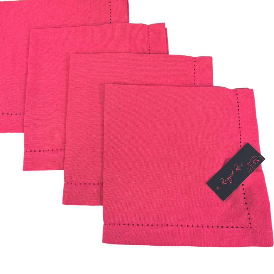 Ragged Rose Pink Napkins
