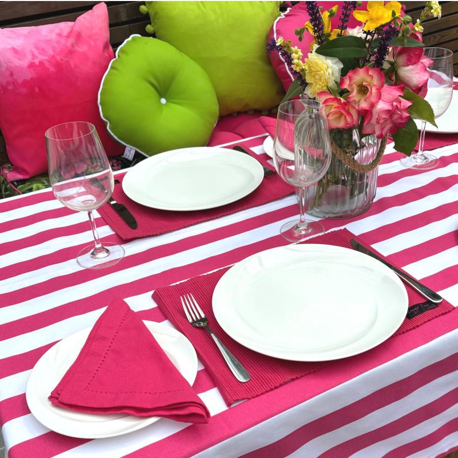 Ragged Rose Pink Napkins