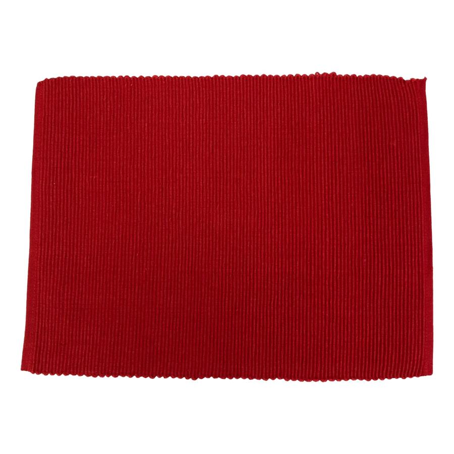 Ragged Rose Red Placemats