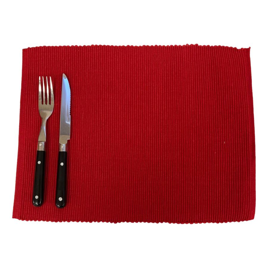 ragged rose Red Placemats