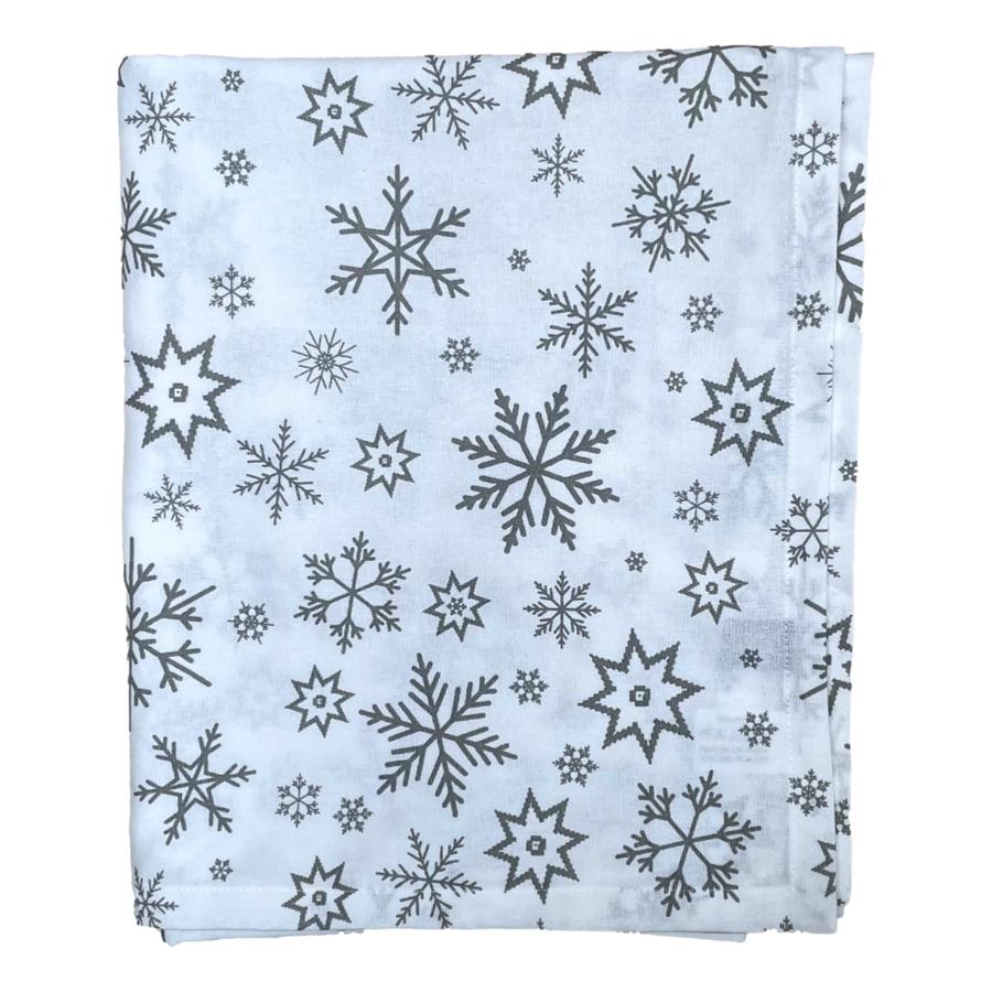 Ragged Rose Silver Snowflakes Christmas Napkins-Pack Of 4