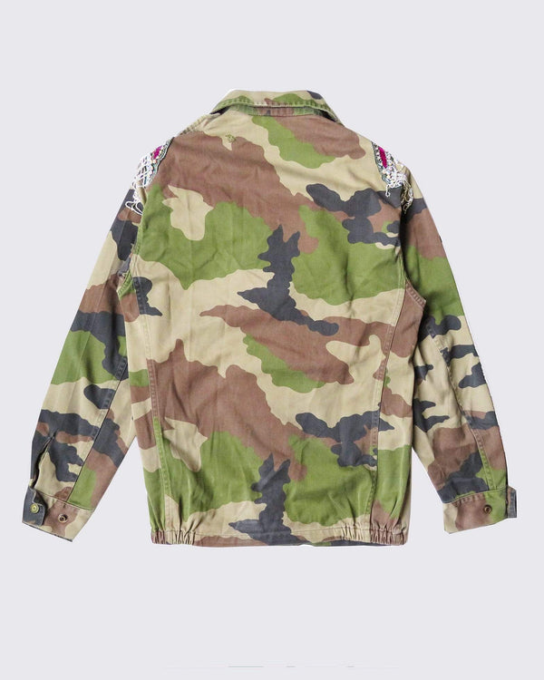 Ragyard Beaded Shoulder Patch Camo F2 Jacket