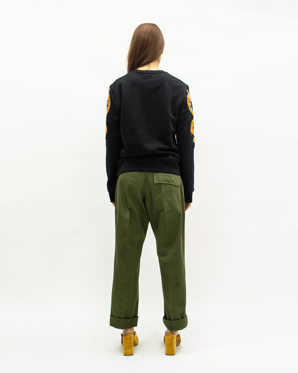 Ragyard Evergreen - Black Dragon Patch Sweatshirt