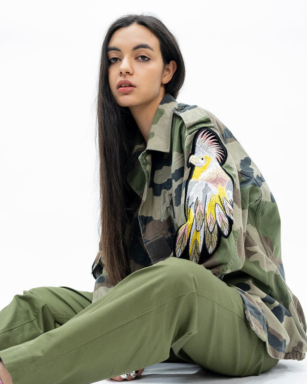 Ragyard Evergreen - Camo Parrot Patch F2 Jacket
