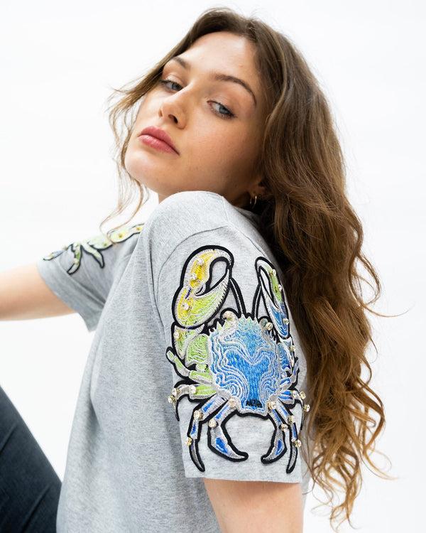 ragyard Evergreen- Grey Crab Patch T-Shirt