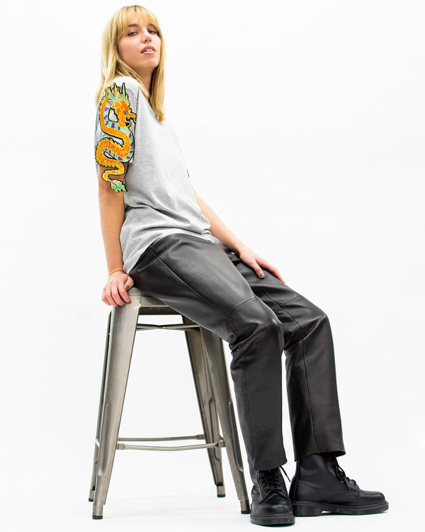 Ragyard Evergreen - Grey Dragon Patch T-Shirt