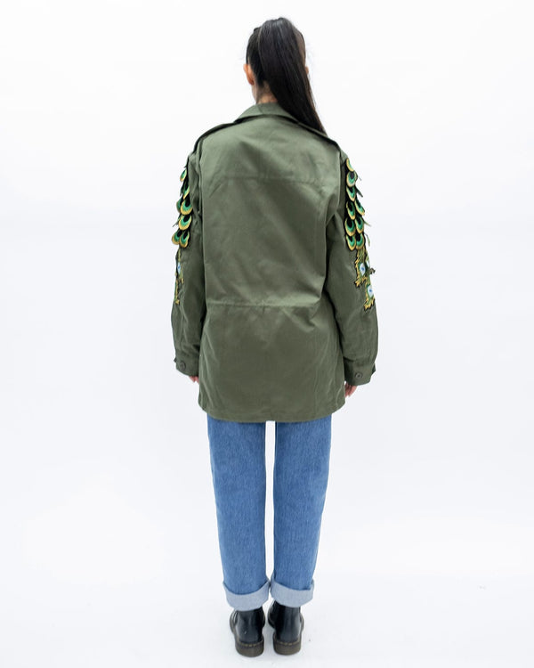 Ragyard Evergreen - Khaki Peacock Patch F2 Jacket
