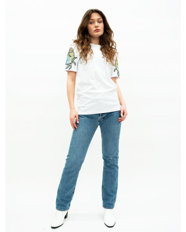 Ragyard Evergreen - White Crab Patch T-Shirt