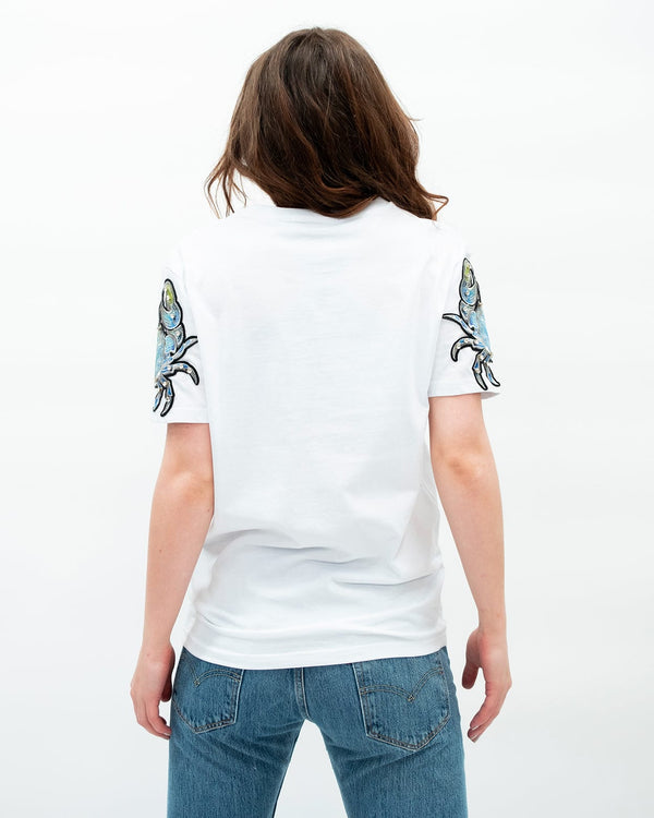 Ragyard Evergreen - White Crab Patch T-Shirt