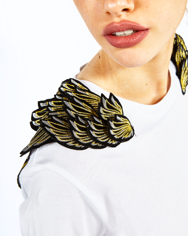 ragyard Golden Wing Patch Tshirt