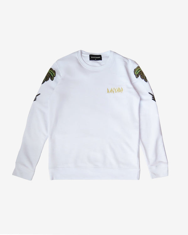 ragyard Palm Tree Sweatshirt White