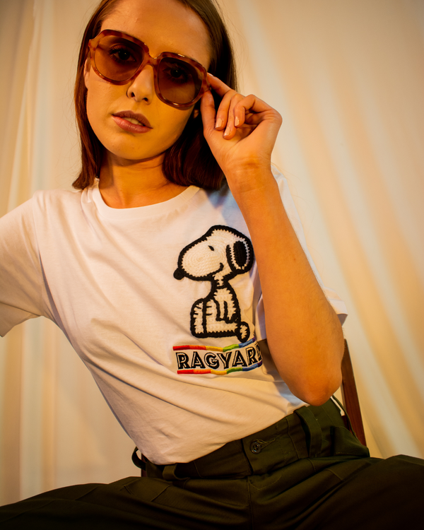 ragyard Ragyard X Peanuts Crochet Snoopy T-Shirt